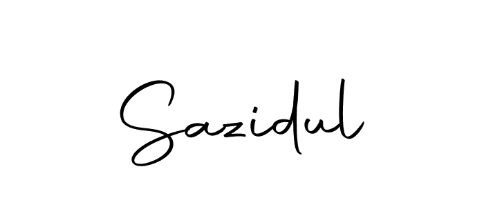 How to make Sazidul signature? Autography-DOLnW is a professional autograph style. Create handwritten signature for Sazidul name. Sazidul signature style 10 images and pictures png