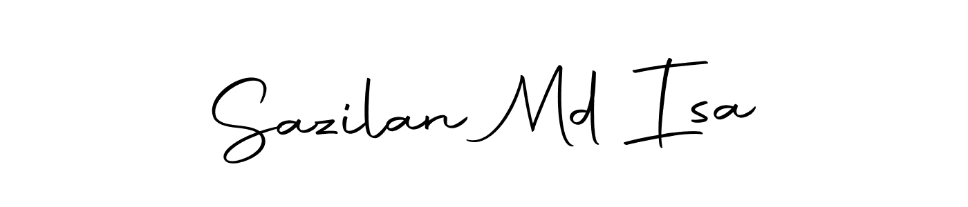 Autography-DOLnW is a professional signature style that is perfect for those who want to add a touch of class to their signature. It is also a great choice for those who want to make their signature more unique. Get Sazilan Md Isa name to fancy signature for free. Sazilan Md Isa signature style 10 images and pictures png