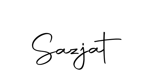 How to make Sazjat signature? Autography-DOLnW is a professional autograph style. Create handwritten signature for Sazjat name. Sazjat signature style 10 images and pictures png