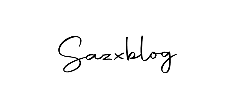 The best way (Autography-DOLnW) to make a short signature is to pick only two or three words in your name. The name Sazxblog include a total of six letters. For converting this name. Sazxblog signature style 10 images and pictures png