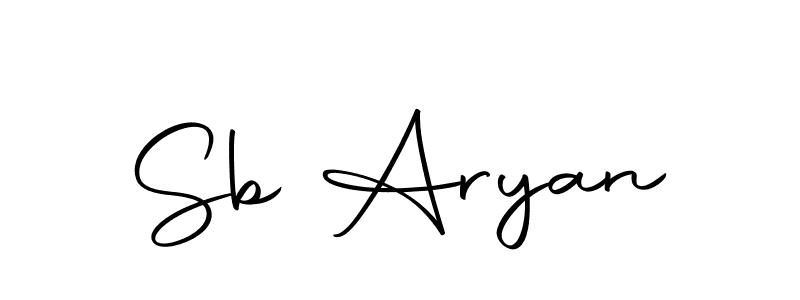 Make a beautiful signature design for name Sb Aryan. Use this online signature maker to create a handwritten signature for free. Sb Aryan signature style 10 images and pictures png