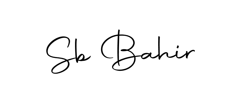 You should practise on your own different ways (Autography-DOLnW) to write your name (Sb Bahir) in signature. don't let someone else do it for you. Sb Bahir signature style 10 images and pictures png