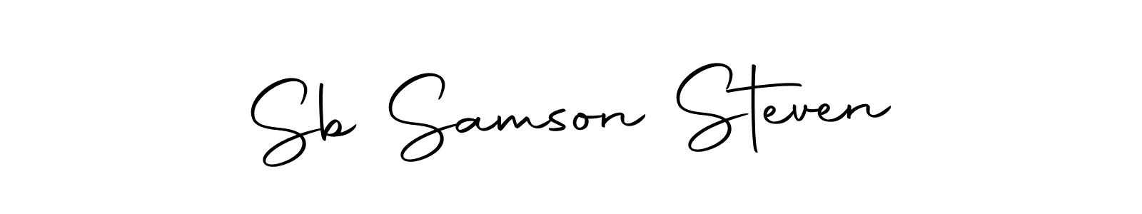 The best way (Autography-DOLnW) to make a short signature is to pick only two or three words in your name. The name Sb Samson Steven include a total of six letters. For converting this name. Sb Samson Steven signature style 10 images and pictures png