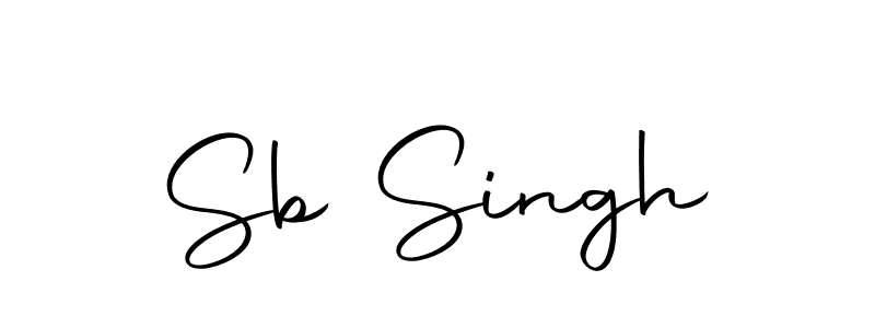 Make a beautiful signature design for name Sb Singh. With this signature (Autography-DOLnW) style, you can create a handwritten signature for free. Sb Singh signature style 10 images and pictures png