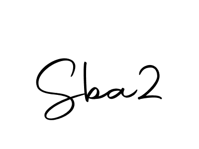 Make a beautiful signature design for name Sba2. With this signature (Autography-DOLnW) style, you can create a handwritten signature for free. Sba2 signature style 10 images and pictures png