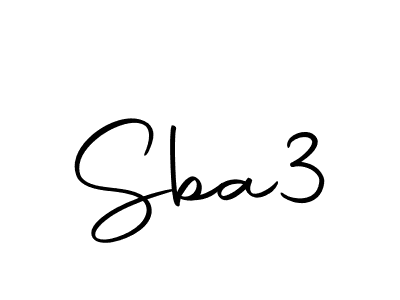 You should practise on your own different ways (Autography-DOLnW) to write your name (Sba3) in signature. don't let someone else do it for you. Sba3 signature style 10 images and pictures png