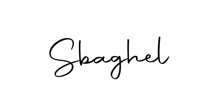 How to make Sbaghel signature? Autography-DOLnW is a professional autograph style. Create handwritten signature for Sbaghel name. Sbaghel signature style 10 images and pictures png