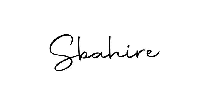 Use a signature maker to create a handwritten signature online. With this signature software, you can design (Autography-DOLnW) your own signature for name Sbahire. Sbahire signature style 10 images and pictures png