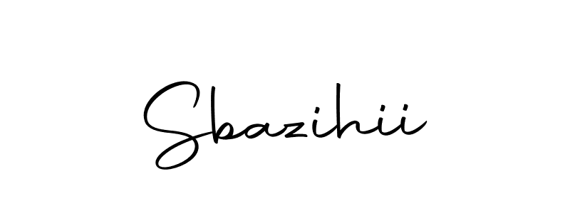 The best way (Autography-DOLnW) to make a short signature is to pick only two or three words in your name. The name Sbazihii include a total of six letters. For converting this name. Sbazihii signature style 10 images and pictures png