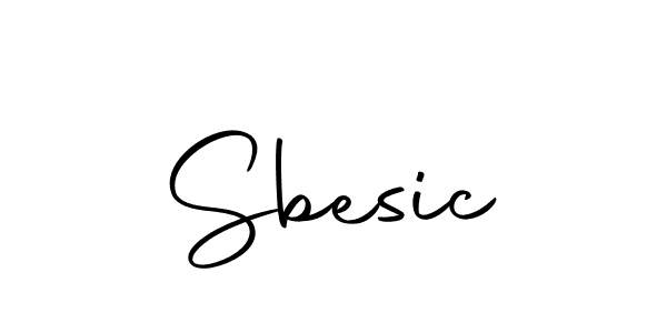 How to make Sbesic signature? Autography-DOLnW is a professional autograph style. Create handwritten signature for Sbesic name. Sbesic signature style 10 images and pictures png