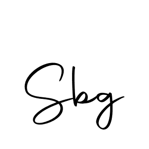 Design your own signature with our free online signature maker. With this signature software, you can create a handwritten (Autography-DOLnW) signature for name Sbg. Sbg signature style 10 images and pictures png