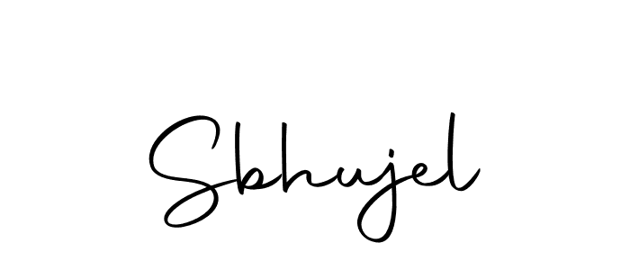 Use a signature maker to create a handwritten signature online. With this signature software, you can design (Autography-DOLnW) your own signature for name Sbhujel. Sbhujel signature style 10 images and pictures png