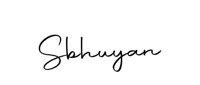 Make a beautiful signature design for name Sbhuyan. With this signature (Autography-DOLnW) style, you can create a handwritten signature for free. Sbhuyan signature style 10 images and pictures png