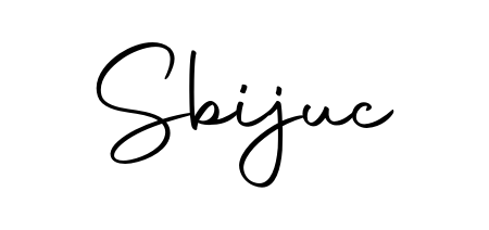 Looking for an artistic signature for Sbijuc? The Autography-DOLnW calligraphy style gives a sophisticated flow suitable for business cards and emails. Sbijuc signature style 10 images and pictures png