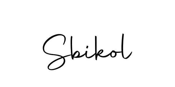Make a beautiful signature design for name Sbikol. With this signature (Autography-DOLnW) style, you can create a handwritten signature for free. Sbikol signature style 10 images and pictures png