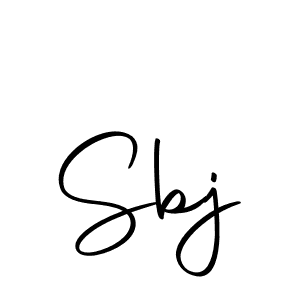 Use a signature maker to create a handwritten signature online. With this signature software, you can design (Autography-DOLnW) your own signature for name Sbj. Sbj signature style 10 images and pictures png