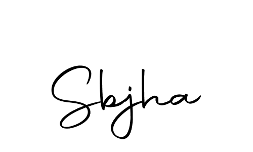 Sbjha stylish signature style. Best Handwritten Sign (Autography-DOLnW) for my name. Handwritten Signature Collection Ideas for my name Sbjha. Sbjha signature style 10 images and pictures png