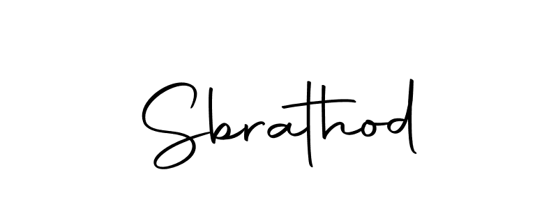 You should practise on your own different ways (Autography-DOLnW) to write your name (Sbrathod) in signature. don't let someone else do it for you. Sbrathod signature style 10 images and pictures png