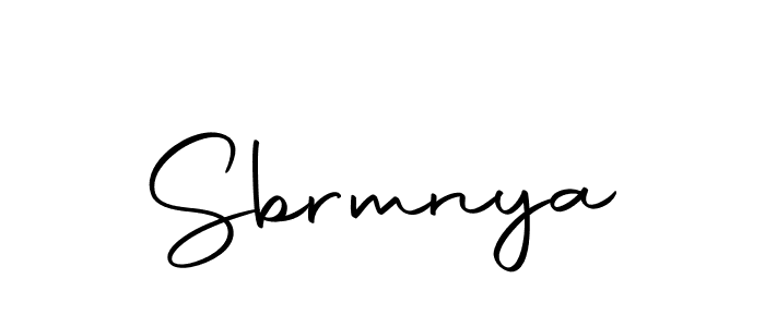 You should practise on your own different ways (Autography-DOLnW) to write your name (Sbrmnya) in signature. don't let someone else do it for you. Sbrmnya signature style 10 images and pictures png