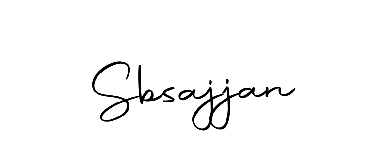 Make a beautiful signature design for name Sbsajjan. Use this online signature maker to create a handwritten signature for free. Sbsajjan signature style 10 images and pictures png