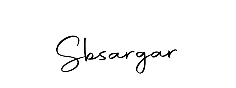 Make a beautiful signature design for name Sbsargar. With this signature (Autography-DOLnW) style, you can create a handwritten signature for free. Sbsargar signature style 10 images and pictures png