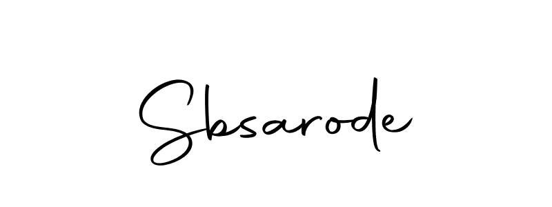 How to make Sbsarode signature? Autography-DOLnW is a professional autograph style. Create handwritten signature for Sbsarode name. Sbsarode signature style 10 images and pictures png