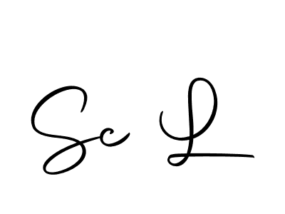 How to make Sc L name signature. Use Autography-DOLnW style for creating short signs online. This is the latest handwritten sign. Sc L signature style 10 images and pictures png