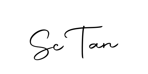 Make a beautiful signature design for name Sc Tan. With this signature (Autography-DOLnW) style, you can create a handwritten signature for free. Sc Tan signature style 10 images and pictures png