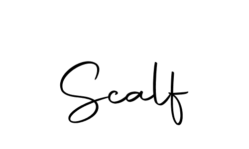 The best way (Autography-DOLnW) to make a short signature is to pick only two or three words in your name. The name Scalf include a total of six letters. For converting this name. Scalf signature style 10 images and pictures png
