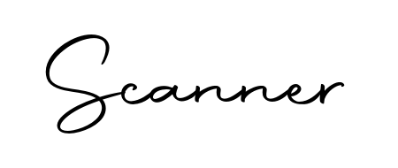A modern signature idea for name Scanner using Autography-DOLnW font. Clean strokes and elegant curves make it stand out instantly. Scanner signature style 10 images and pictures png