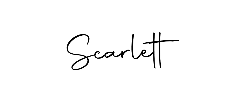 The best way (Autography-DOLnW) to make a short signature is to pick only two or three words in your name. The name Scarlett include a total of six letters. For converting this name. Scarlett signature style 10 images and pictures png