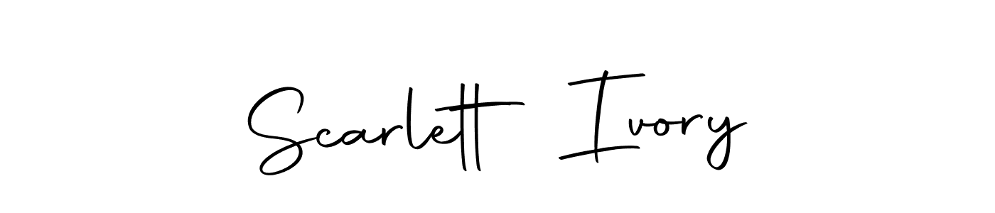 See photos of Scarlett Ivory official signature by Spectra . Check more albums & portfolios. Read reviews & check more about Autography-DOLnW font. Scarlett Ivory signature style 10 images and pictures png