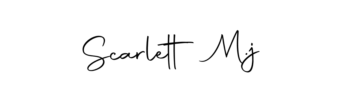 Here are the top 10 professional signature styles for the name Scarlett M.j. These are the best autograph styles you can use for your name. Scarlett M.j signature style 10 images and pictures png