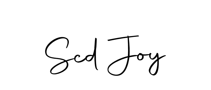 Use a signature maker to create a handwritten signature online. With this signature software, you can design (Autography-DOLnW) your own signature for name Scd Joy. Scd Joy signature style 10 images and pictures png