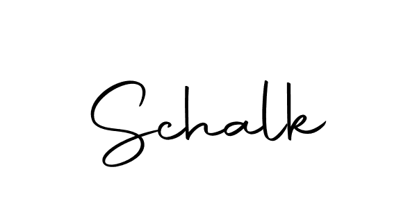 Create a beautiful signature design for name Schalk. With this signature (Autography-DOLnW) fonts, you can make a handwritten signature for free. Schalk signature style 10 images and pictures png