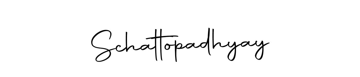 Use a signature maker to create a handwritten signature online. With this signature software, you can design (Autography-DOLnW) your own signature for name Schattopadhyay. Schattopadhyay signature style 10 images and pictures png