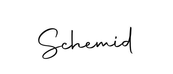 How to make Schemid signature? Autography-DOLnW is a professional autograph style. Create handwritten signature for Schemid name. Schemid signature style 10 images and pictures png
