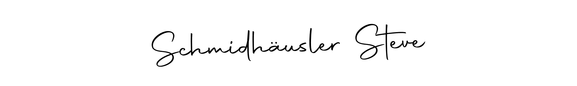 How to make Schmidhäusler Steve signature? Autography-DOLnW is a professional autograph style. Create handwritten signature for Schmidhäusler Steve name. Schmidhäusler Steve signature style 10 images and pictures png