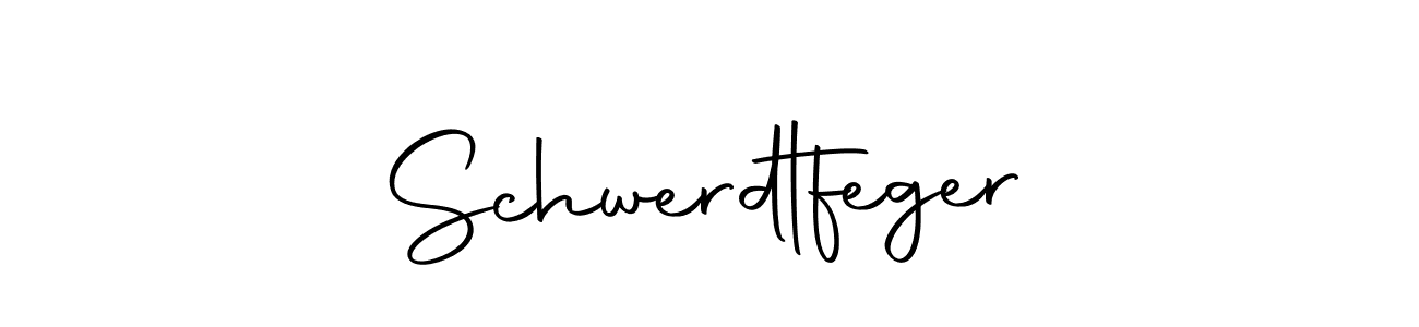Make a beautiful signature design for name Schwerdtfeger. With this signature (Autography-DOLnW) style, you can create a handwritten signature for free. Schwerdtfeger signature style 10 images and pictures png