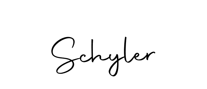 Use a signature maker to create a handwritten signature online. With this signature software, you can design (Autography-DOLnW) your own signature for name Schyler. Schyler signature style 10 images and pictures png