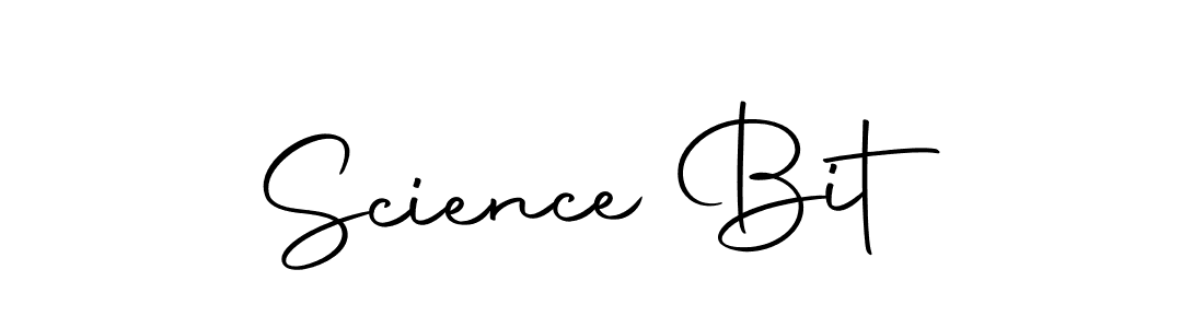 Design your own signature with our free online signature maker. With this signature software, you can create a handwritten (Autography-DOLnW) signature for name Science Bit. Science Bit signature style 10 images and pictures png
