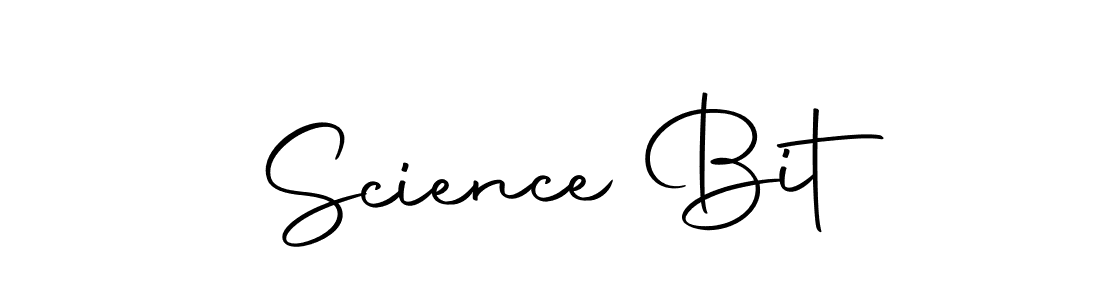 Design your own signature with our free online signature maker. With this signature software, you can create a handwritten (Autography-DOLnW) signature for name Science Bit. Science Bit signature style 10 images and pictures png