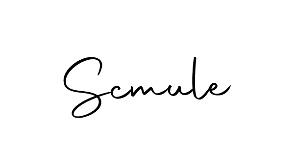 How to make Scmule signature? Autography-DOLnW is a professional autograph style. Create handwritten signature for Scmule name. Scmule signature style 10 images and pictures png