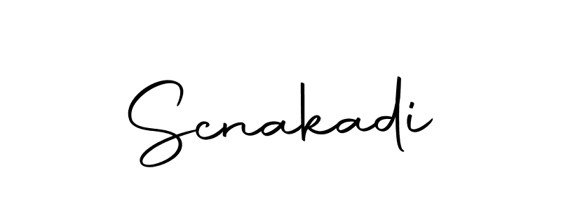 Create a beautiful signature design for name Scnakadi. With this signature (Autography-DOLnW) fonts, you can make a handwritten signature for free. Scnakadi signature style 10 images and pictures png