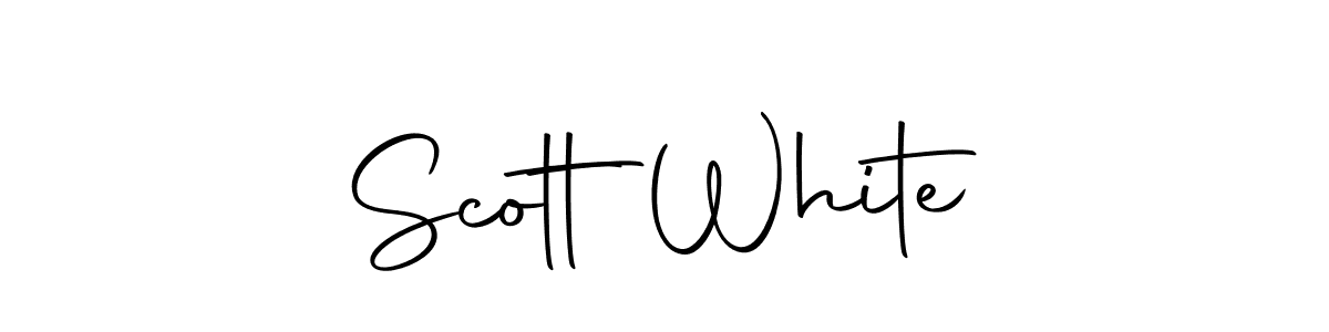 Use a signature maker to create a handwritten signature online. With this signature software, you can design (Autography-DOLnW) your own signature for name Scott  White. Scott  White signature style 10 images and pictures png