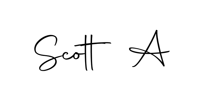 Design your own signature with our free online signature maker. With this signature software, you can create a handwritten (Autography-DOLnW) signature for name Scott A. Scott A signature style 10 images and pictures png