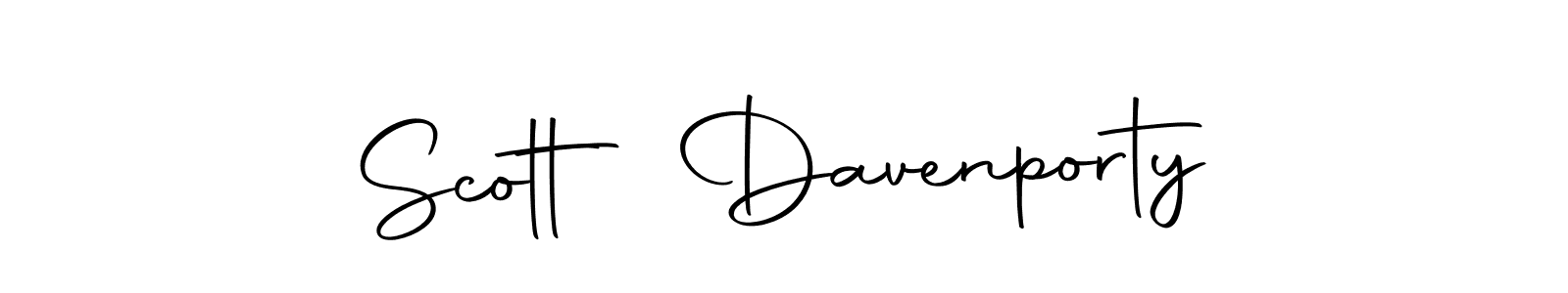 Scott Davenporty stylish signature style. Best Handwritten Sign (Autography-DOLnW) for my name. Handwritten Signature Collection Ideas for my name Scott Davenporty. Scott Davenporty signature style 10 images and pictures png