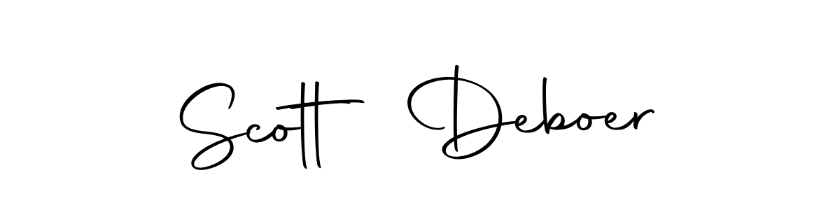 How to make Scott Deboer signature? Autography-DOLnW is a professional autograph style. Create handwritten signature for Scott Deboer name. Scott Deboer signature style 10 images and pictures png