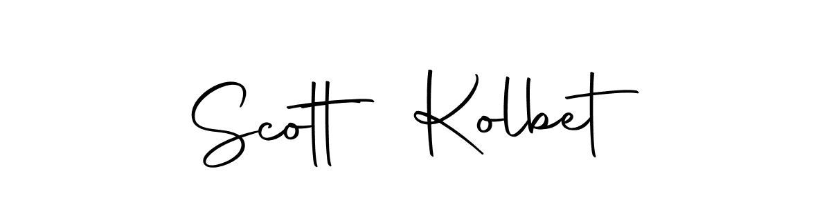 It looks lik you need a new signature style for name Scott Kolbet. Design unique handwritten (Autography-DOLnW) signature with our free signature maker in just a few clicks. Scott Kolbet signature style 10 images and pictures png