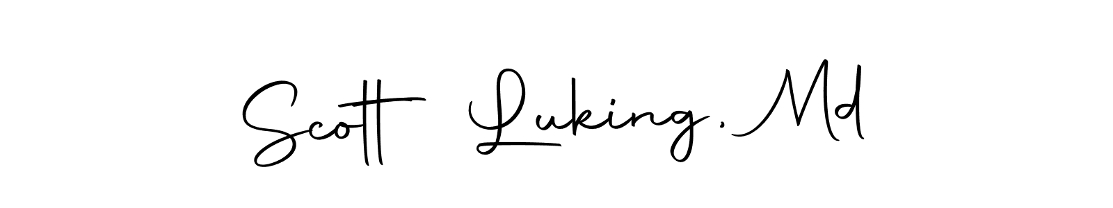 Design your own signature with our free online signature maker. With this signature software, you can create a handwritten (Autography-DOLnW) signature for name Scott Luking, Md. Scott Luking, Md signature style 10 images and pictures png